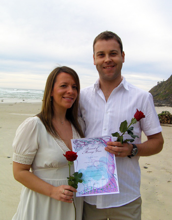 Andy & Rebecca's Renewal of Vows Wategos Beach Byron Bay